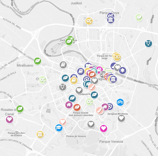 Formamos parte de #LasZaragozas, mapa de iniciativas sociales